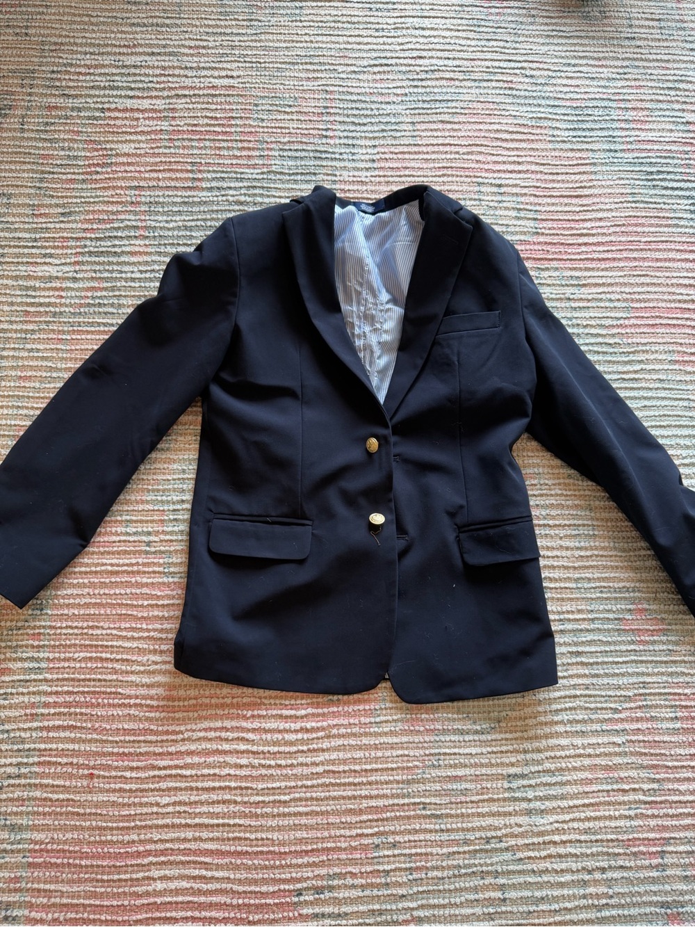 Navy Blue Teen Boy Blazer